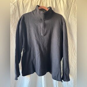 The North Face Men's Black Quarter Zip Sweater
